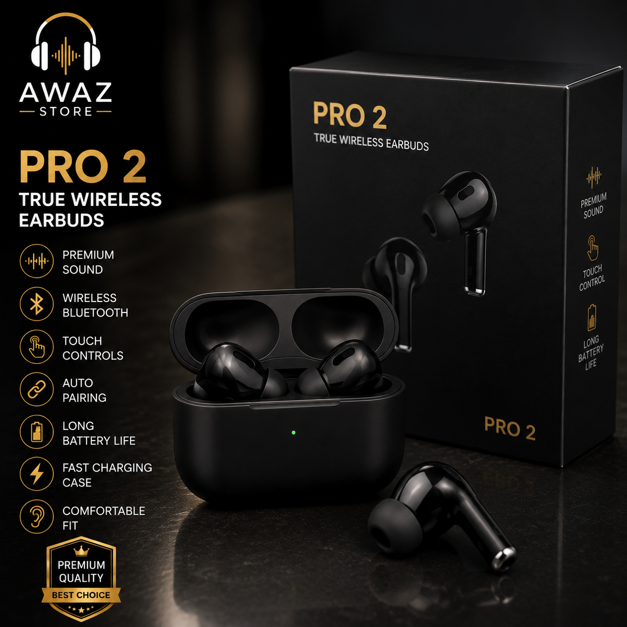 Black Airpods Pro 2