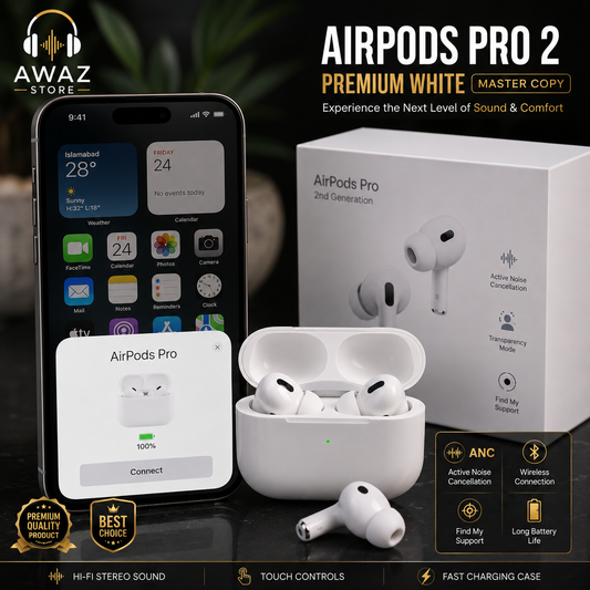 Premium White Airpods Pro 2 Master++