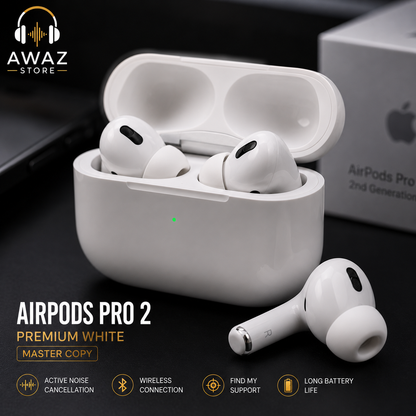 Premium White Airpods Pro 2 Master++